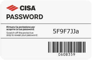 PASSWORD card
